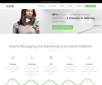 Mobit.com(Interactive Text Message and SMS Marketing Automation Software) Screenshot