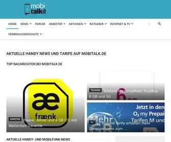 Mobitalk.de(News und Vergleiche zu Handy) Screenshot