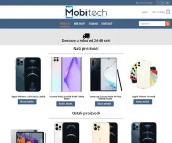Mobitech.ba(Mobilni telefoni najpopularnijih brendova) Screenshot
