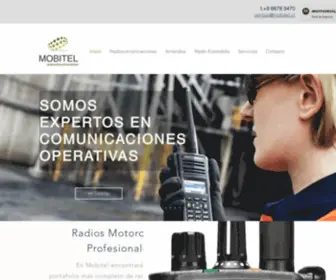 Mobitel.cl(Radiocomunicaciones Motorola y Vertex en Chile) Screenshot