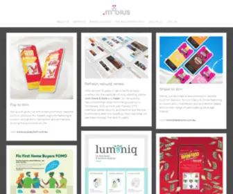 Mobius.com.au(Mobius marketing & design) Screenshot