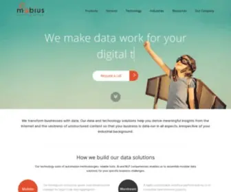 Mobiusservices.com(Data Services Company) Screenshot