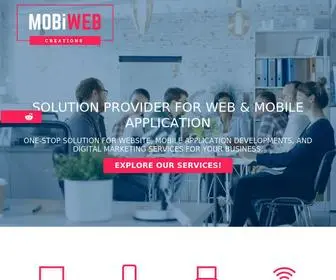 Mobiwebcreations.com(Mobile app development Company) Screenshot