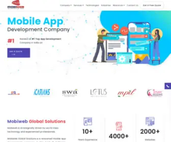 Mobiwebgs.com(Mobiweb Global Solutions) Screenshot