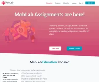 Moblab.com(Classroom Games Made Simple) Screenshot