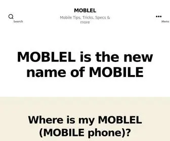 Moblel.com(News, Reviews, Tips & Deals on Mobile Devices) Screenshot