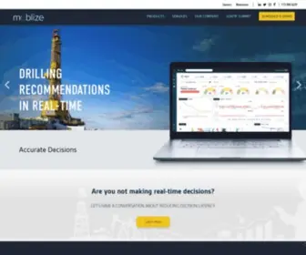 Moblize.com(Data Analytics & Real Time Intelligence in Oil & Gas) Screenshot