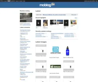 Moblog.co.uk(Mobile blog) Screenshot