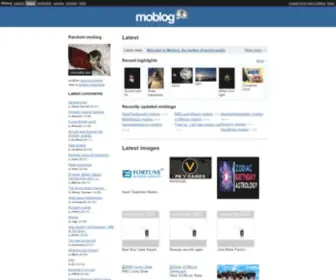 Moblog.net(Mobile blog) Screenshot