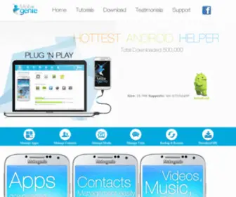 Mobogenie.asia(All-in-one Android Smartphone PC Manager) Screenshot