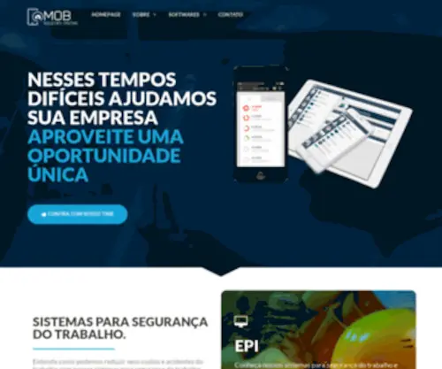 Mobsd.com.br(Sistemas Integrados de Gestão da Segurança do Trabalho) Screenshot