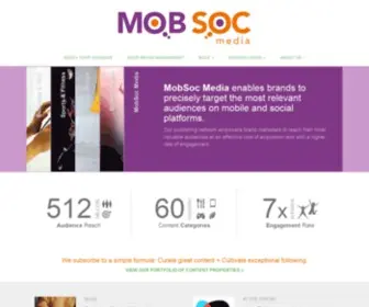 Mobsocmedia.com(MobSoc Media) Screenshot