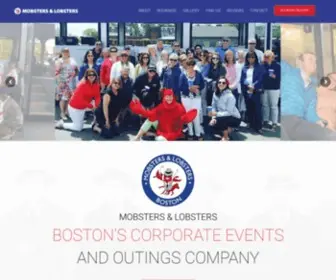 Mobstersandlobsters.com(Boston Corporate Events and Outings) Screenshot