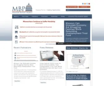 Mobudget.org(Missouri Budget Project) Screenshot