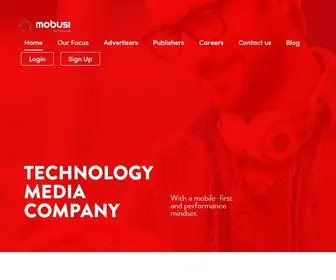 Mobusi.com(Technology Media Company with a performance mindset) Screenshot