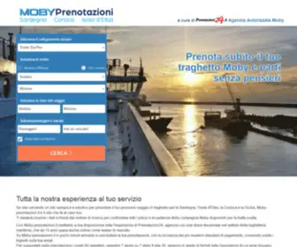 Moby-Prenotazioni.it(Traghetti Moby) Screenshot