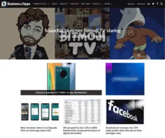 Mobyaffiliates.com(Business of Apps) Screenshot