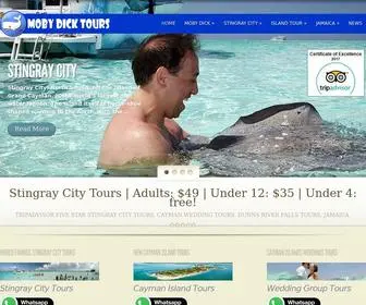 Mobydicktours.com(Stingray City Tours Grand Cayman Shore Excursions Moby Dick) Screenshot