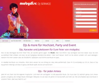Mobydisc.de(DJ Service Mobydisc) Screenshot