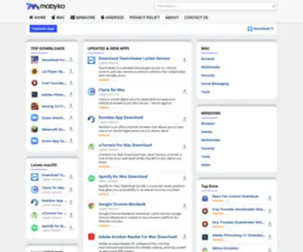 Mobyko.com(Download Free Software and Reviews) Screenshot