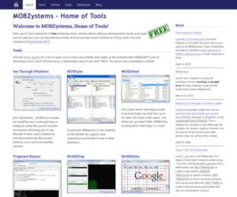 Mobzystems.com(Home of Tools) Screenshot