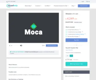 Moca.io(Domain name) Screenshot