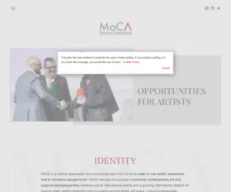 Mocaitalia.com(Modern Contemporary Art Association Venice) Screenshot