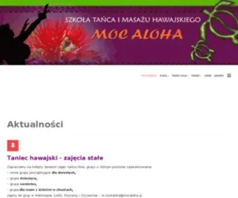 Mocaloha.pl(Masaż Lomi Lomi Nui) Screenshot