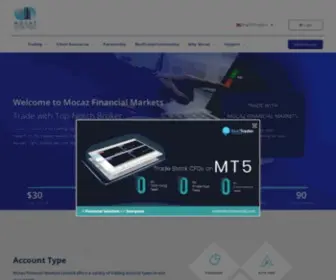 Mocaz.com(Mocaz Financial Markets Ltd) Screenshot