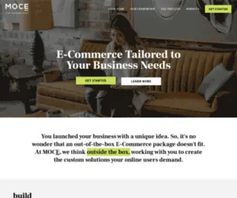 Mocecom.com(E-Commerce Web Development Company) Screenshot