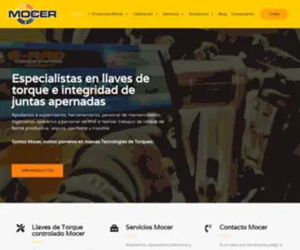 Mocer.com(MOCER Expertos en Llaves de Torque Controlado) Screenshot