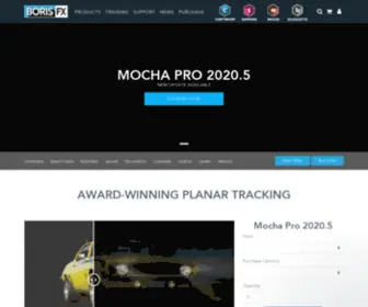 Mocha-Pro.com(Mocha Pro) Screenshot