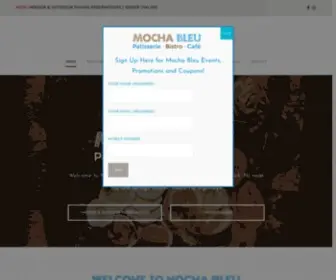 Mochableu.com(Patisserie Bistro and Cafe) Screenshot