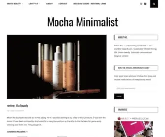 Mochaminimalist.com(Mocha Minimalist) Screenshot