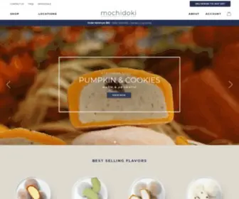 Mochidoki.com(The Premium Mochi Ice Cream Company) Screenshot