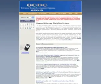 Mochiefcounsel.org(Office of Chief Disciplinary Counsel) Screenshot