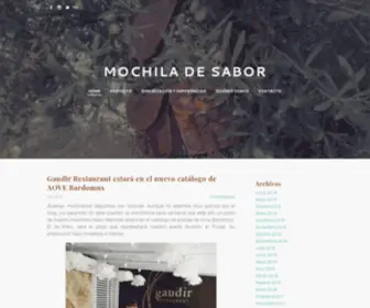 Mochiladesabor.com(Mochila de Sabor) Screenshot