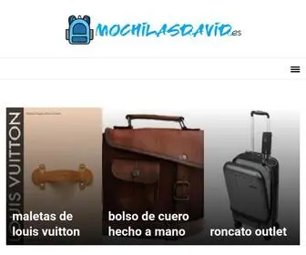 Mochilasdavid.es(Mochilas David) Screenshot