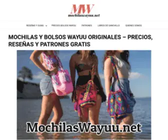 Mochilaswayuu.net(▷ Mochilas y BOLSOS WAYUU) Screenshot