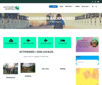 Mochileradivertida.com(MOCHILEROS BACKPACKERS) Screenshot