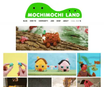 Mochimochiland.com(Let's make happy) Screenshot