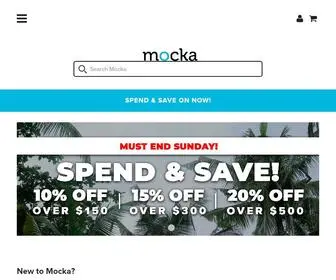 Mocka.com.au(The Destination for Modern) Screenshot