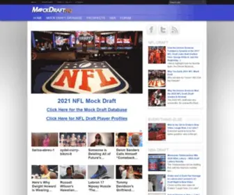 Mockdrafthq.com(Mock Draft HQ) Screenshot