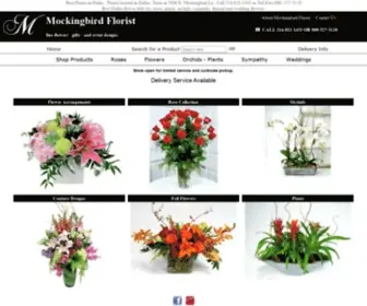 Mockingbirdflorist.com(Florist in Dallas) Screenshot