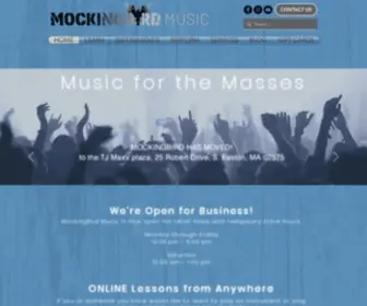 Mockingbirdweb.com(Music Lessons) Screenshot