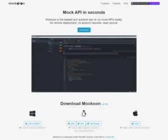 Mockoon.com(Create mock APIs in seconds with Mockoon) Screenshot