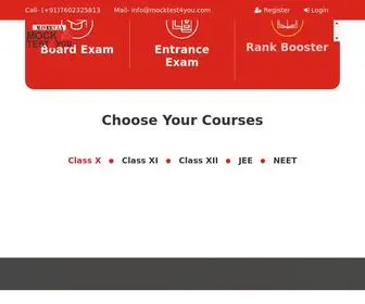 Mocktest4You.com(Mock Test for ICSE) Screenshot