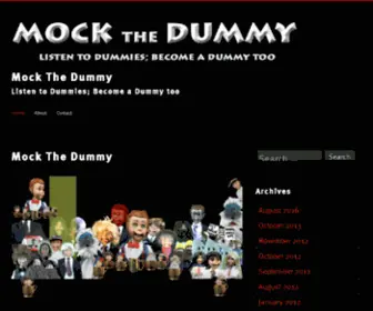 Mockthedummy.com(Mock The Dummy) Screenshot