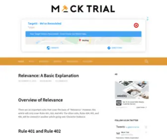 Mocktrialtips.com(Mock Trial Tips) Screenshot