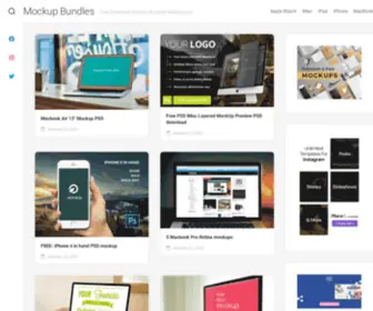 Mockupbundles.com(Mockup Bundles) Screenshot